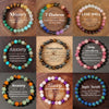 1PC Stone Bracelet For Women Men 8MM Tiger Eye Crystal Beads Elastic Bangle Couple Healling Jewelry Gift - Image 1