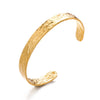 Floral Cuff Bracelet in Stainless Steel with Gold-Tone Finish - Image 32