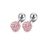 1-12 Pairs Shiny Zirconia Cartilage Stud Earring Tragus Helix Piercing Barbell Star Heart Ball Cartilage Earrings Set for Women - Image 9