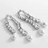 Niche Fringe Earrings Simple Rhinestone Pearl Earrings Design Sense Accessories Banquet Jewelry - Image 4