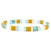 Tile Bead Stretch Bracelet in Multiple Color Patterns - Image 7