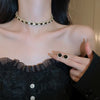 Fyuan Crystal Necklace Earrings Set Pink ABcolourful Necklace for Women Weddings Party Jewelry Sets Accessories - Image 17
