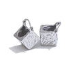 Stainless Steel Metal Square Hollow Cast Hoop Earrings Women Distinctive Stylish Jewelry Korean - Image 7