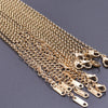 Ten-Piece Stainless Steel Chain Necklace Lot in Gold-Tone with 45 cm Length - Image 6