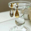 Water Drop Earrings Heavy Metal Water Drop Pendant Asymmetric Earrings Shiny Zircon Sexy Women's Golden Jewelry Christmas Gift - Image 5