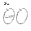 10Pcs Stainless Steel Without Ear Holes Clip Hoops Without Drilling Earring For Earring Lip Ring Fake Cartilage Earrings Jewelry - Image 15