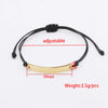 10Pcs/Lot Curved Strip Charm Bracelets Mirror Polish Stainless Steel Adjustable Bracelets For Women's Christmas Jewelry - Image 3