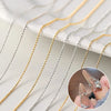50/100CM 0.8mm Gold Silver Nail Bead Chain Charm Ellipse Stone Nail Art Decorations Giltter Metal Steel Ball Jewelry Accessory - Image 2