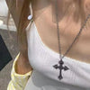 Silver-Tone Cross Pendant Necklace in 45 cm or 60 cm - Image 5