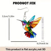 Ftcy Acrylic Hummingbird Earrings For Women Retro Style Colorful Bird Drop Earrings Women's Jewelry Gifts - Image 6