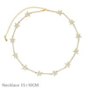 Micro Paved Cubic Zirconia CZ Geometric Star Northstar Charm Tennis Chain Choker Necklace Women Jewelry Gift - Image 8
