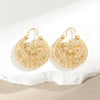 Bohemian Hollow Relief Floral Spiral Copper Jewelry for Ladies' Earrings Is Suitable for Casual and Vacation Outfits - Image 6