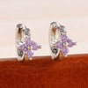 6/8/10mm Stainless Steel Zircon Flower Hoop Earring Small Gold Color Circle Hoops Huggie Piercing Earring Jewelry - Image 15