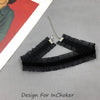 Velvet Lace Chokers Necklaces for Women Girls Cute Fairy Flower Collar Necklaces Wedding Party Jewelry Gift - Image 2
