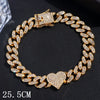 Hip Hop Iced Out Chunky Cuban Chain Anklets For Women Rhinestone Link Ankle Bracelet Beach Barefoot Jewelry - Image 10