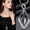 Vintage Geometric Crystal Necklace Pendant For Women Sweater Chain Long Necklace Girl Collar Jewelry - Image 8