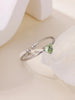 Zircon Heart Birthstone Rings For Women Stainless Steel Gold Color Birthstone Ring Aesthetic Wedding Jewelry Gift - Image 8