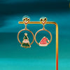 Shiny Zircon Christmas Tree Earrings for Women Xmas Colorful Bulb Tree Bell Drop Earrings Year Party Jewelry Gifts - Image 6
