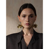 Exclusive Design Stainless Steel Metal Flower Big Hoop Earrings Personality Eye-catching Jewelry - Image 4