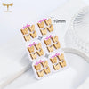 12 Pairs Pack Dainty Butterfly Stud Earrings Ear Piercing Accessories for Women Party Gifts Stall Supply - Image 4
