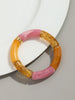 Chunky Acrylic Tube Bead Bangle with Multicolor Options - Image 7
