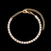 Hip Hop Iced Out Prong Cuban Link Chain Anklet For Women Gold Silver Color Prong Rhombus Cuban Anklets Bracelet Jewelry - Image 13