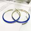 golden sequins metal tassel hoop earrings temperament earrings for women jewelry gift - Image 9
