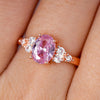 Women Ring Rose Gold color Solitaire Oval Cubic Zircon Special Wedding Ring For Women - Image 6