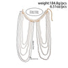Imitation Pearl Tassel Shoulder Chain Bridal Body Jewelry - Image 8