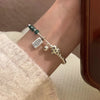 Silver Bracelet Red Persimmon Beaded Elastic Lucky Good For Woman Girl Jewelry Gift - Image 39