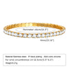 Dainty Stone Bracelets For Women,Stainless Steel Chain Cubic Zirconia Link Bracelets, Jewelry Gift For Mom Wife - Image 12