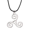 The Movie Teen Wolf Triskele Triskelion Europe and the United States of punk style personality necklace Women Jewelry Gift - Image 1