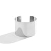 Personality Metal Wide Open Bangle Europe American Style Smooth Surface Cuff Bangles Alloy Temperament Exaggerated Bracelet Gift - Image 4