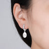 Silver Earrings Pearl Bead Earrings For Women Birthday Gift Silver Jewelry Gift Earrings - Image 4