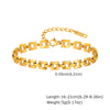 Chunky Stainless Steel Link Chain Bracelet in Gold-Tone - Image 21