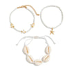 3Pcs/Set Bohemia Conch Ccb Rice Beads Anklets for Women Summer Beach Vacation Foot Chains Jewelry Accessories Gift - Image 4