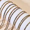 Stone Small Beads Chain Necklace for Women Bohemian Stainless Steel Charms Eye Enamel Collar Jewelry Gift - Image 4