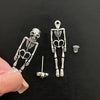 Punk Halloween Earrings for Women, Spooky Skull Skeleton Dangle Earrings for Women,Bloody Knife Drop Earring - Image 5