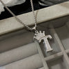 26 Letters A-Z Zircon Crown Pendant Necklace for Women Men Punk Initial Alphabet Necklaces Hip Hop Choker Chain Jewelry - Image 13