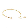 Gold Plated 316L Stainless Steel Hypoallergic Anklets For Women Double Layer Snake Chain Feet Bracelet on the Leg - Image 6