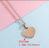 10Pcs/Lot Mirror Polish 20/25mm Heart Pendant Necklace Stainless Steel Cross Chain Necklace For Mens Women's Trends Jewelry - Image 7