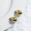 Golden Color Metal Water Droplet Drop Earrings for Women Simple European Unusual Small Dangle Earrings Party Jewelry Gift - Image 6