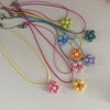 Sweet Colorful Flower Pendant Necklace for Women Girl Floral Design Rope Chain Chokers Jewelry Gift - Image 26