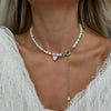 Multilayer Tassel Chain Necklace with Imitation Pearl Details - Image 10