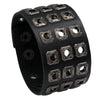 Wide PU Leather Bracelet Punk Bracelet Adjustable Goth Cuff Bracelet Gothic Rivet Buckle Wristband For Women Mens Jewelry - Image 4