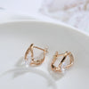 Special Inlay Single Zircon Women's Earrings Gold Elegant Curve Piercing Jewelry Girl Wedding Earring Gift - Image 4
