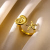 Starfish Shell Stainless Steel Open Rings For Women Gold Color Finger Ring Summer Beach Vacation Ocean Jewelry - Image 16