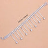 Cuier 1PC Rhinestone Tassel Anklet Chain Jewelry for Women Anklet Jewelry for Beach - Image 6