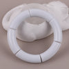 Colorful Acrylic Tube Bead Bangle with Elastic Fit - Image 47