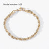 Classic Snake Chain Bracelets Women Gold Plated Stainless Steel Cuban Chain Bracelet Female Gifts Jewelry - Image 13